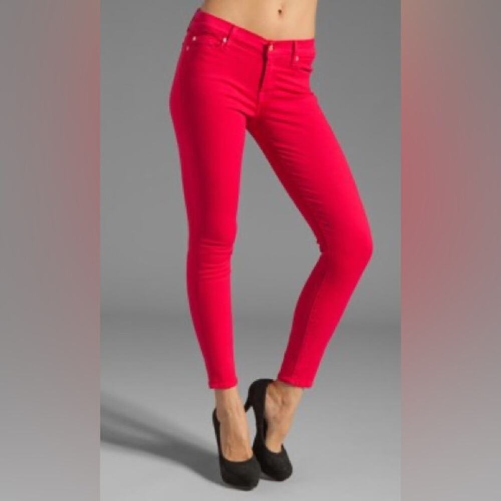 J Brand Skinny Leg Pink Jeans size 25